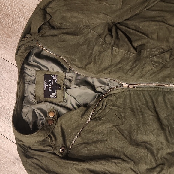 Blu Pepper Olive Green Men's Jacket - Picture 2 of 5